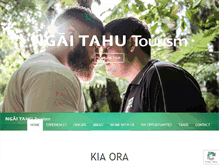 Tablet Screenshot of ngaitahutourism.co.nz